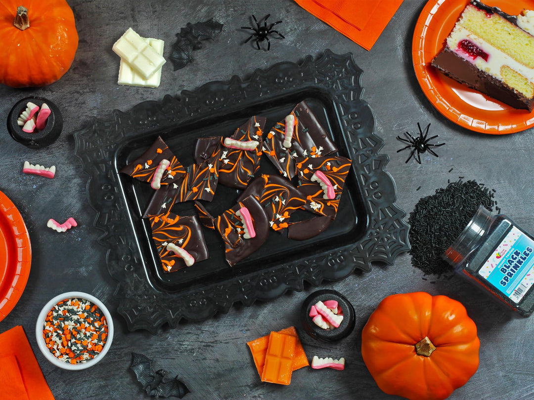 A Great Surprise Halloween Sprinkles Bulk - 1.7 LB - Bat, Pumpkin & Ghosts Confetti Sprinkles - Spooky Toppings - Great for Cookies, Cupcakes, Fall