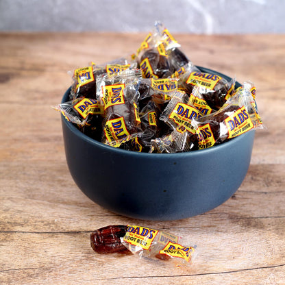 Dad's Root Beer Barrels - Rootbeer Barrels Hard Candy - 4 Pounds - Washburn Old Fashioned Candies - Individually Wrapped Bulk Barrells