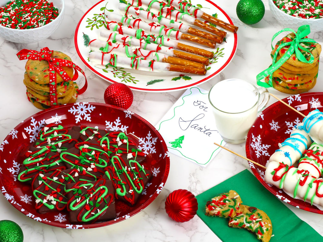 Christmas Sprinkles Bulk - 1.6 Pounds - Holiday Jimmies - Red White and Green Xmas Baking Toppings for Cookies, Cakes, Cupcakes, and More!