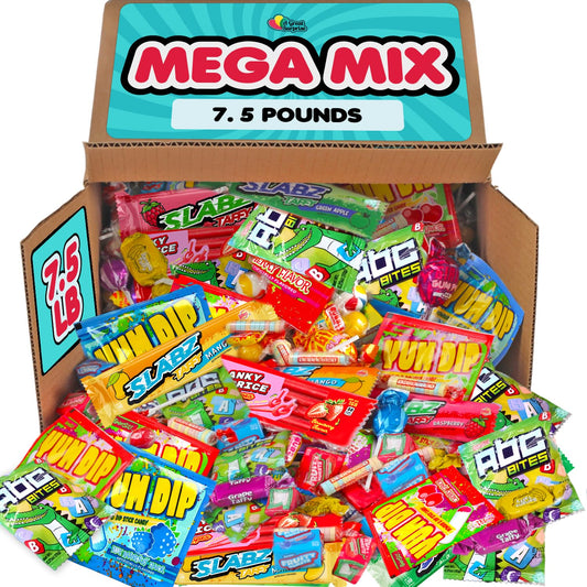 Bulk Candy Assortment - 7.5 Pounds - Candy Variety Pack - Candies Individually Wrapped