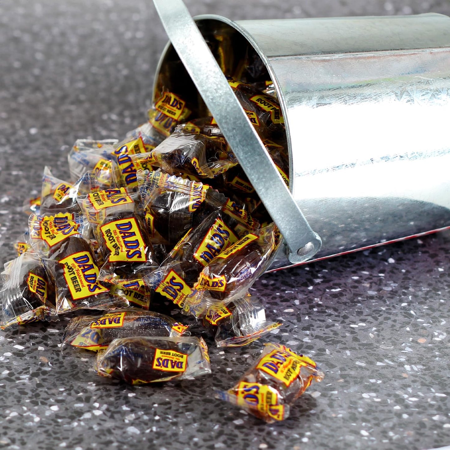 Dad's Root Beer Barrels - Rootbeer Barrels Hard Candy - 4 Pounds - Washburn Old Fashioned Candies - Individually Wrapped Bulk Barrells