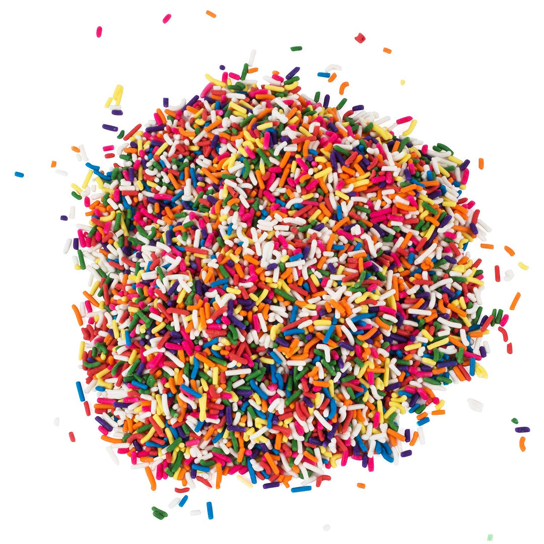 A Great Surprise Rainbow Sprinkles - 2.2 Pounds - Bulk Rainbow Jimmies for Cookies - Birthday Cake for Ice Cream, Baking, Cupcakes, Donuts