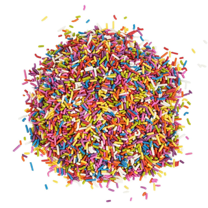 A Great Surprise Dye Free Rainbow Sprinkles - 1.5 Pounds - All Natural - Vegan Sprinkles for Baking, Ice Cream, Cookies, Cupcakes