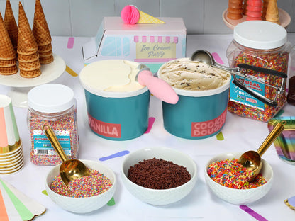 Bulk Sprinkles Dye Free - 6 Pounds - All Natural Sprinkles - Rainbow Sprinkle Mix - Bulk Jimmies, Topping for Cakes, Cookies, Ice-cream