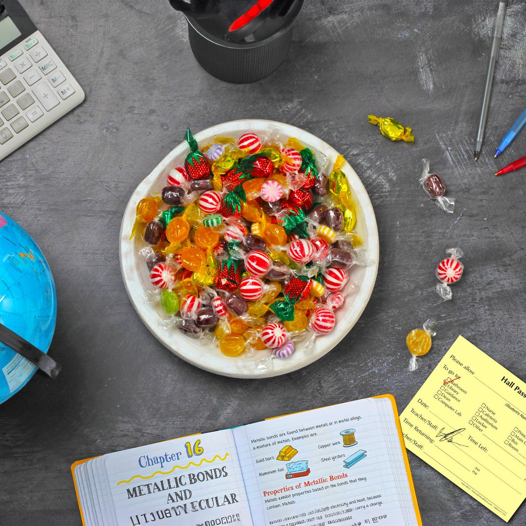 Dooboe Hard Candy Mix - 7 Pounds - Christmas Big Bulk Hard Candies Individually Wrapped - Holiday Old Fashioned Stocking Stuffers - Rootbeer, Strawberry, Toffee, Mint and More