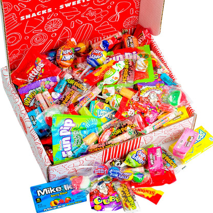 Candy Gift Box - 3 Pounds - Candy Care Package For Kids/Teens - Candy Variety Box - Birthday Candy Gift - Candy Cravebox - Candies for Pinata