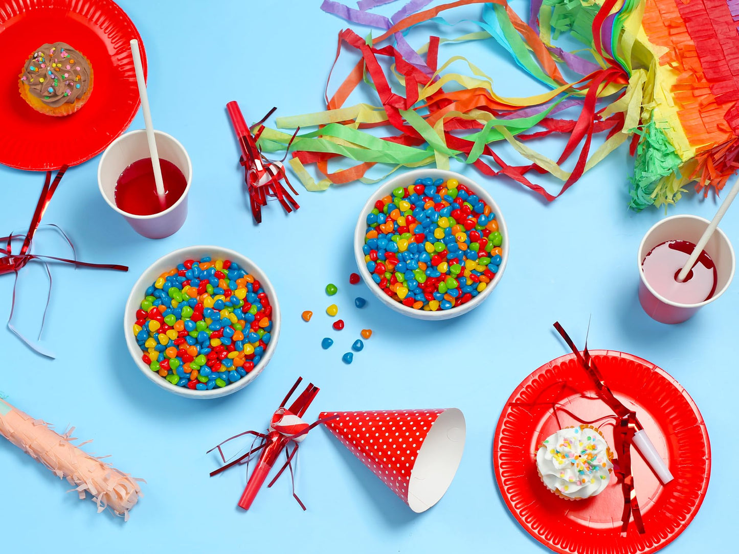 A Great Surprise Fruit Flavored Imperials - 3 Pounds - Bulk Candy For Candy Machine - Unwrapped Bulk Rainbow Candies