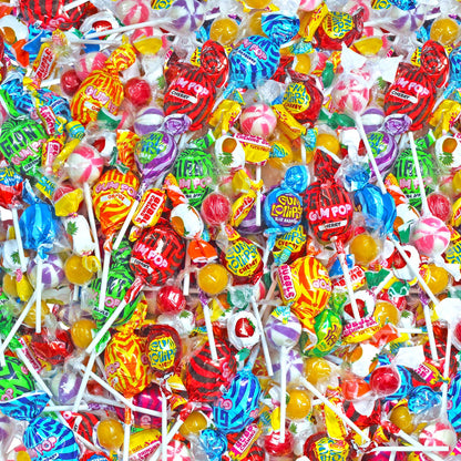 Pinata Candy Mix - 12 Pounds - Assorted Lollipops, Taffy, Gum & Hard Candy - Individually Wrapped Bulk Party Candy for Birthdays, Camps, Gift Basket Filler