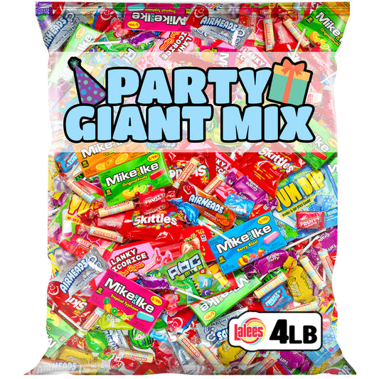 Candy Variety Pack - 4 Pounds - Bulk Candy - Parade Throws - Pinata Stuffer - Individually Wrapped Candy - Assorted Party Mix - Mixed Big Bag Candy