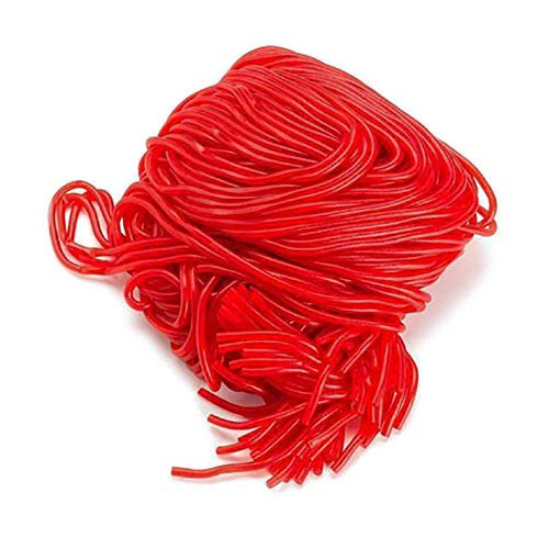 Licorice Candy  Licorice Laces Red  Strawberry Laces - Shoestring Candies - Chewy Strings Ropes - Red Bulk Candy  2 Pounds