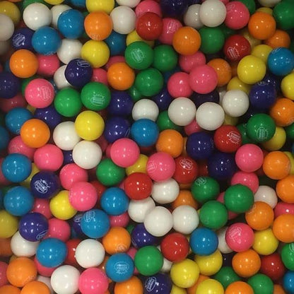 Gumballs 1 Inch - 4 Pounds - Gumball Machine Refills - Rainbow Fruit Flavors - Gum Balls Assorted Colors - Bulk Candy - Apx. 240 Assorted Gumballs