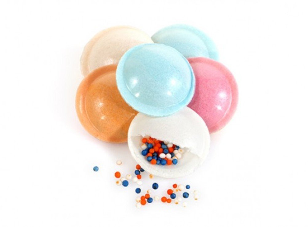 Satellite Wafers Candy - 1 Pound - Pastel Candy - Flying Saucers Candies - Candy for Baby Shower/Gender Reaveal Party - Bulk Candy, Approx 350 Pieces