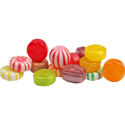 Hard Candy Mix - 3 LB Bulk Variety Candy Bag - Classic Hard Candy Assortment - Hard Candies Sampler - Individually Wrapped Hard Candy - Mint, Starlight, Toffee, Butterscotch, Strawberry and More