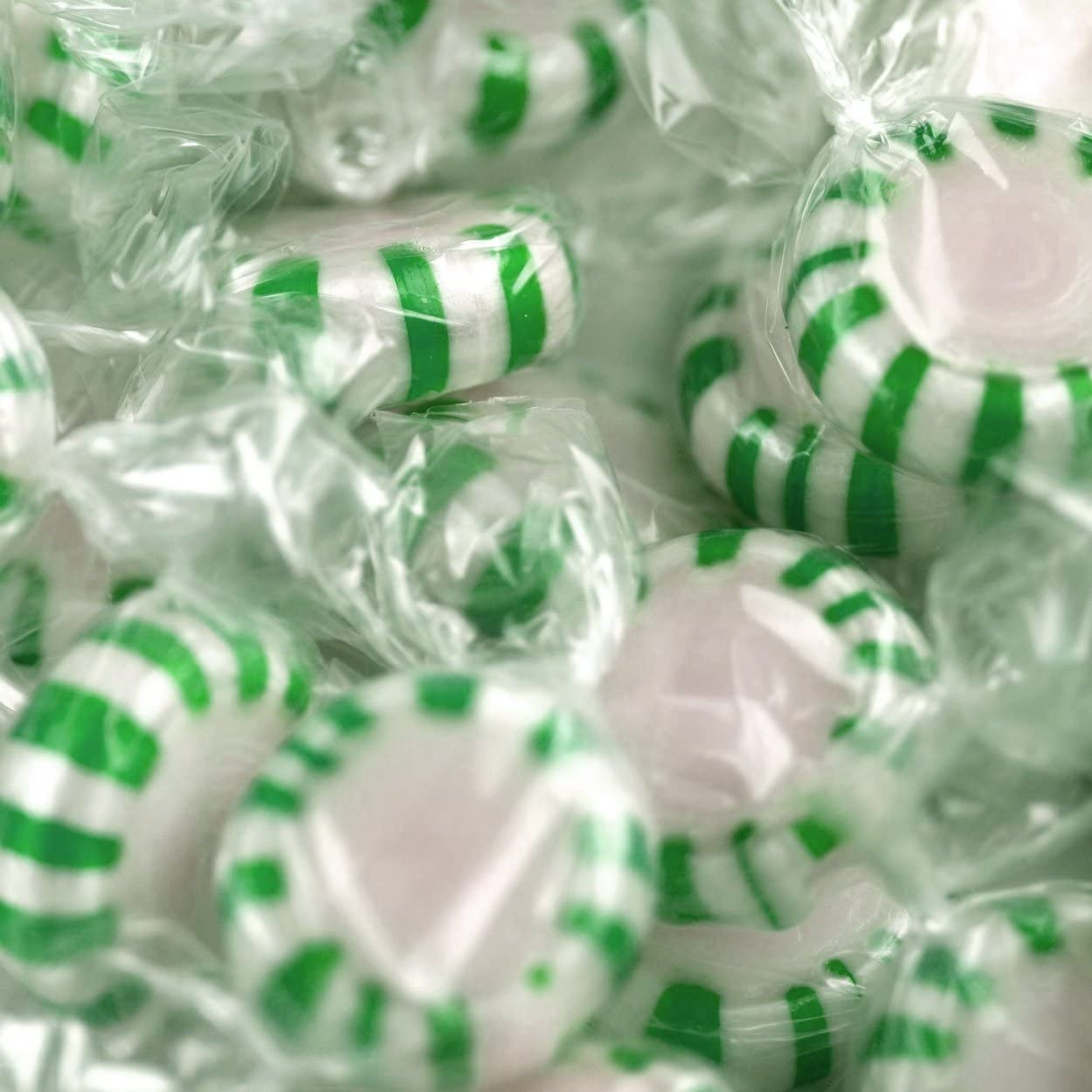 Starlight Mints - 4 LB Bulk Hard Candies - Mint Candy - Green and White Earth Day Candy