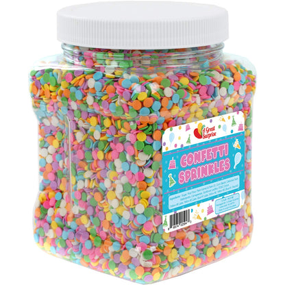 Pastel Confetti Sprinkles - 1.2 Pounds