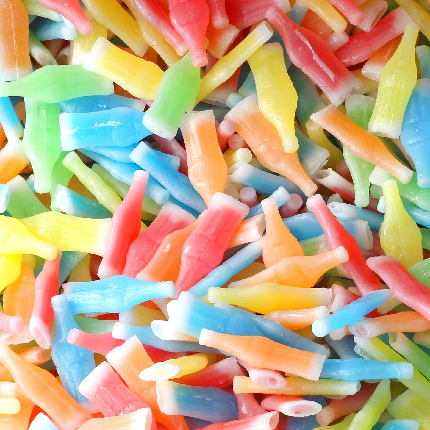Wax Candy Bottle Drinks - Colorful Candy - Assorted Colors/Flavors - Bulk Candy - 4 LB - Great for Summer Barbeques, Pool Parties, Fourth of July