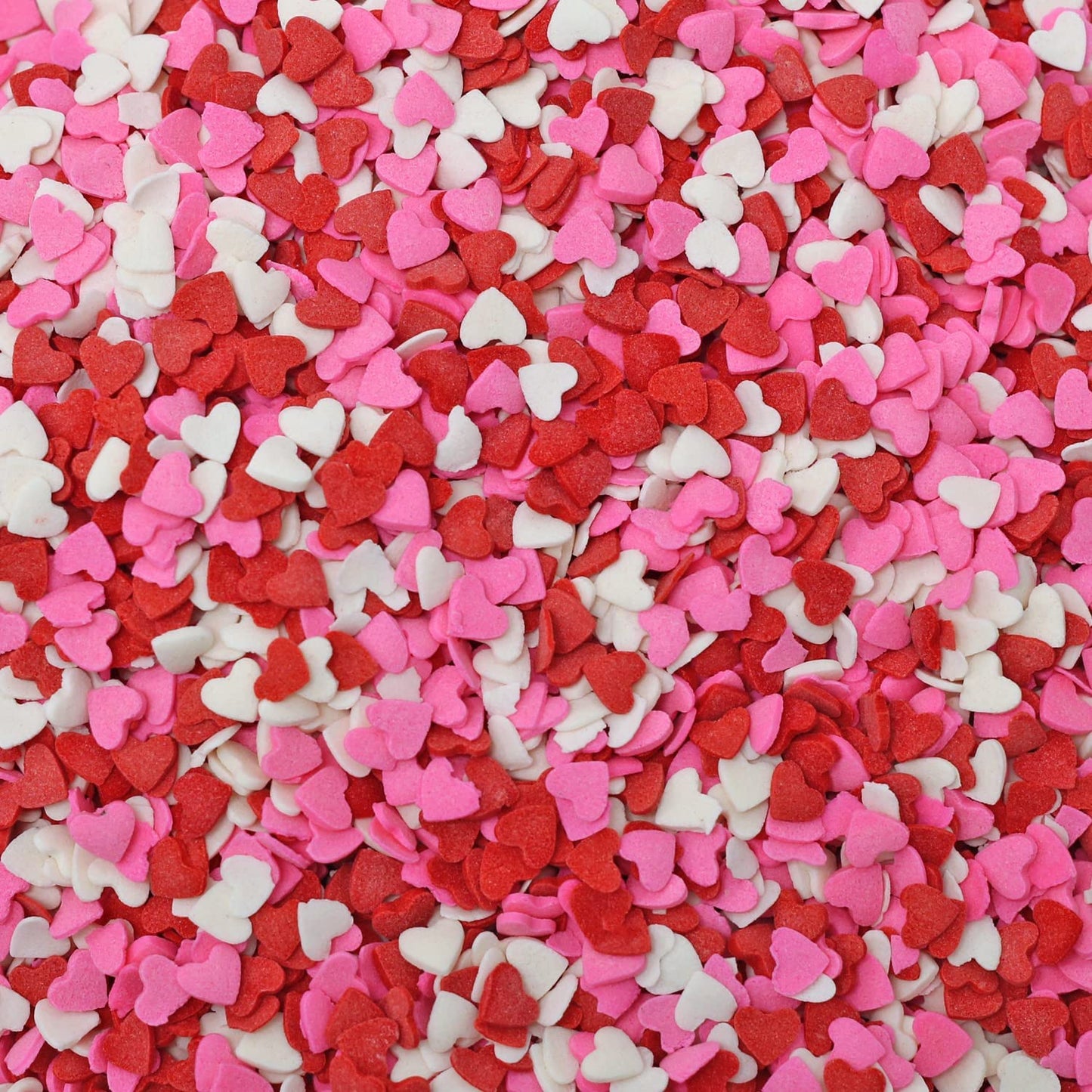 Heart Confetti Sprinkles- Valentines Sprinkles - 1.2 LB - Bulk Toppings- Candy Quins for Cupcakes, Cookies, Ice Cream