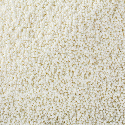 White Nonpareils Sprinkles  Spring Sprinkle  Nonpareil in Resealable Container  Easter Non Pareils  Sprinkle for Cake Decorating, Cupcakes, Baking - 1.8 LB Bulk Candy