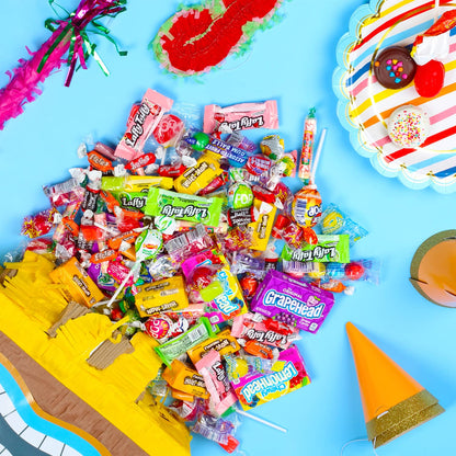 Assorted Candy Pinata Filler Mix - Cinco de Mayo Fiesta Candy - Bulk Candy Variety - Individually Wrapped Candies - 6 LB