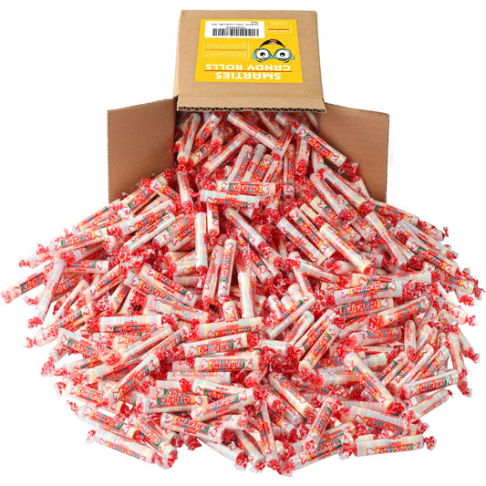 Smarties - Candy Rolls - Smarty Red Candy - Original Flavor - Bulk Candy 3.2lbs - 52oz
