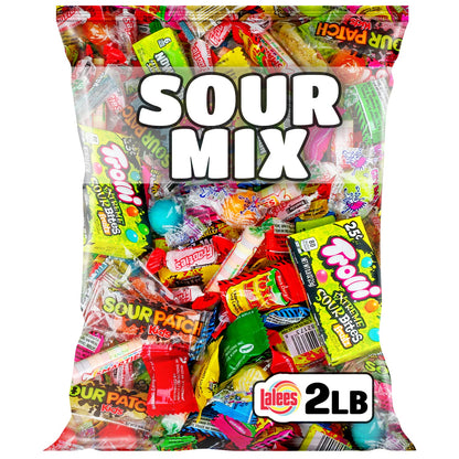 Sour Candy Variety Pack - Bulk Candy - Individually Wrapped Candy - Assorted Candy - Candy For Party Favors For Kids (2 Pounds)
