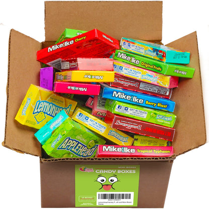Movie Theater Candy Variety Pack - Boxed Movie Candy Mix - Bulk Movie Theater Candy- 45 Individual Boxes of Movie Candy- Mike and Ike's, Lemonhead, Applehead, Cherryhead, Red Hots, Boston Baked Beans, Trolli and More Boxes