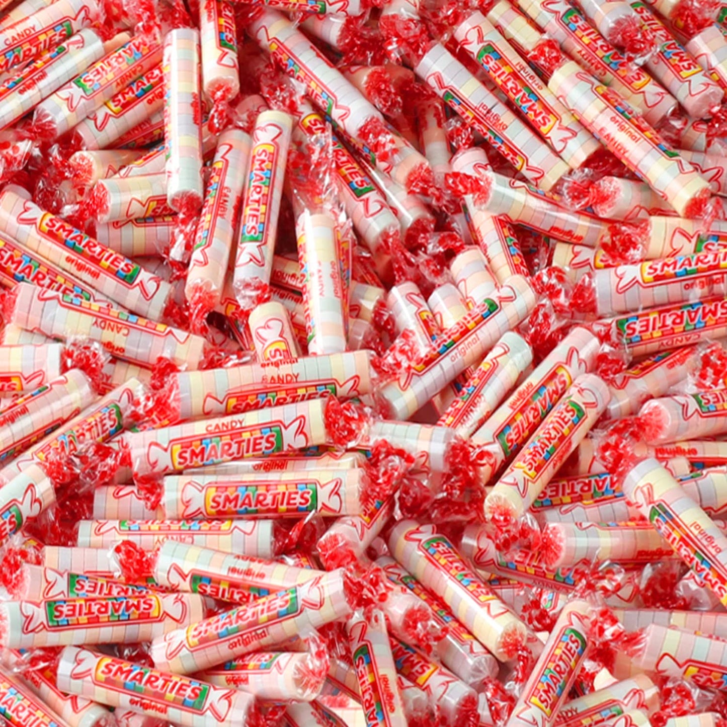 Smarties - Candy Rolls - Smarty Red Candy - Original Flavor - Bulk Candy 3.2lbs - 52oz