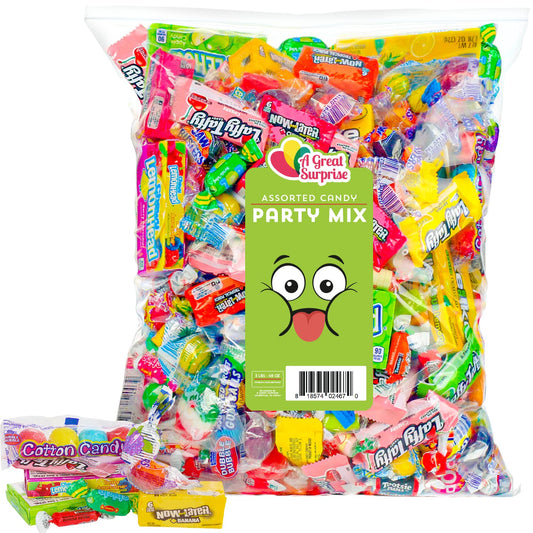Party Mix - 3 Pounds - Party Candy - Bulk Candies - Individually Wrapped Candies - Assorted Candy